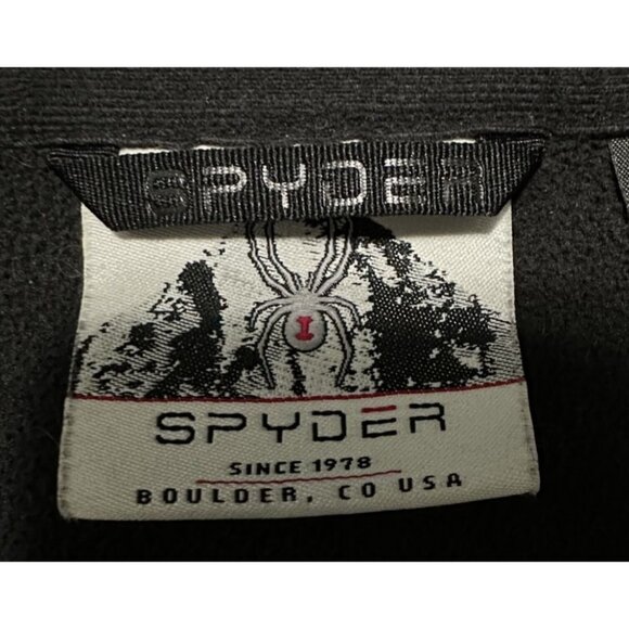 Spyder Mens Black 1/4-Zip Outbound Stryke Sweater Jacket Pullover Size XL - Picture 8 of 9